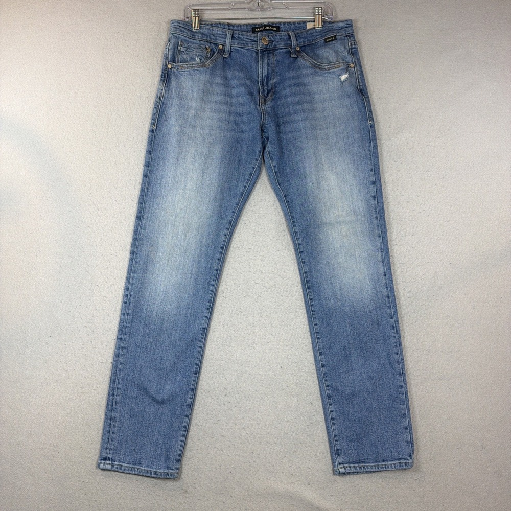 Mavi Jake Slim Leg Jeans Men's Size 33x32 Blue Medium Wash Stretch